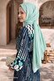 Vena Polka Dot Chiffon Dress - Mint - 4