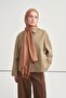 Shantuk Double-Sided Silk Shawl Mocha - 2