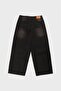 Dustline Black Super Baggy Men's Jean Pants - 7