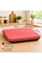 Elastic Oven Tray Cover Red Gingham Cotton & Tray Protector Kitchen Cover 2 Pieces - 3