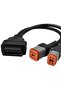 4 6 PIN Motorcycle OBD2 Diagnostics Connector For Harley 4PIN 6PIN 2 IN 1 Motorbike OBD Plug Extensi - 8