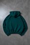 Green Boxy Crop Men's Jacket Zip Hoodie - 3
