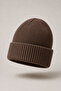 Wool Beret Women Men Unisex Winter Hat Brown
