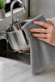 Velvet Microfiber Drying Cloth 3-Pack 40X30 cm - Car Kitchen Cup Plate Surface Drying Cloth - 6
