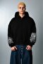 Black Widow Web Boxy Crop Men's Jacket Zip Hoodie - 2