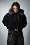 Grey Ritual Fur Men's Jacket Zip Hoodie