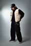 Beige Multi-Pocket Utility Cargo Men's Vest - 3