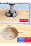35cm hole saw NEW Diameter 35mm Adjustable Carbide Drill Bits Hinge Hole Opener Boring Bit Tipped Dr - 7