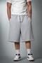 Gray Oversize Men's Shorts Us4356Gr