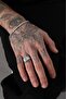 Silver Oval Men's Ring - 4
