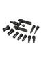 10pcs Motorcycle Bearing Puller Kit Two-Jaw Bearing Removal Tool Puller Extractor Bearings with Box - 2