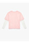 Cotton Printed Crew Neck Long Sleeve T-Shirt - 5