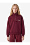 Printed Viscose Blended Long Sleeve Zippered Collar School Sweatshirt - 2