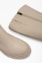 Women's Beige Leather Zipper Detailed Casual Boots - 3