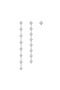 3-Piece Zircon Dangle Earrings