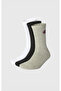 Basics 3Pk Crew Socks Gray Unisex Socks-U24558-Em006 - 2