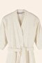 Liana 100% Cotton Women's Bathrobe L/Xl Milk - 2