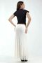 High Waist Lace Long Skirt - 5