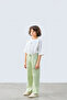 Green Comfortable Wide-Leg Pants