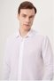 White Regular Fit Cotton Basic Sports Shirt - 3