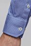 Navy Blue Regular Fit Pocketless Classic Long Collar Shirt - 3