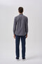 Navy Blue Regular Fit Cotton Pocketless Long Sleeve Shirt - 3