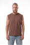 Men's Oversize Crew Neck Basic Undershirt Cocoa