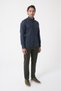 Green Regular Fit Cotton Pasha Collar Dark Shirt - 4