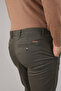Khaki Cotton 4-Pocket Men's Basic Sports Pants - 4