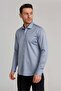 Platinum Regular Fit Blue Men's Shirt - 3