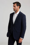 Men's Navy Blue 6 Drop Jacket - 5