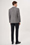Mono Collar 6 Drop Double Slit Anthracite Men's Jacket - 6