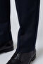 Black Cotton Pocketed Pleatless Sports Trousers - 5