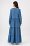 Three Piece Washed Denim Dress - 2