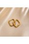 Sierra04 Thin Square Cut Hoop Earrings - 3