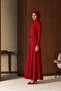 Red Sequined Women's Jacket - Stylish Evening Outfit - 2