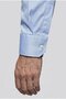Blue Regular Fit Cotton Pocketless Classic Long Collar Iron Shirt - 4