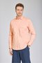 Orange Regular Fit Cotton Button-Down Collar Shirt