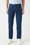 Navy Blue Cotton Pocket Jean Trousers