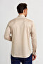 Platinum Regular Fit Beige Men's Shirt - 2