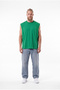 Men's Oversize Crew Neck Basic Undershirt Bright Green - 4