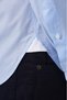 Blue Regular Fit Cotton Pocketless Long Pasha Collar Shirt - 7