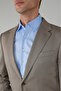 Mink Wool Buttoned Classic Woven Mono Collar Double Slit 6 Drop Suit - 3