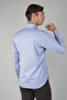 Brown Regular Fit Cotton Long Sleeve Regular Checkered Blue Shirt - 2
