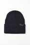 Men's Navy Blue Acrylic Scarf Beanie Set - 2