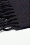 Black Wool Scarf Kaşkol - 3