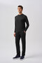 Studio Men's Crew Neck Knitwear Black - 2