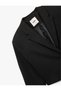 Long Sleeve Double-Breasted Button Crop Blazer Jacket - 4