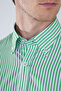 Regular Fit Bdk Collar Pocketless Green Men's Shirt - 3