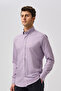 Studio Men's Pocketless Regular Fit Shirt Lilac - 5